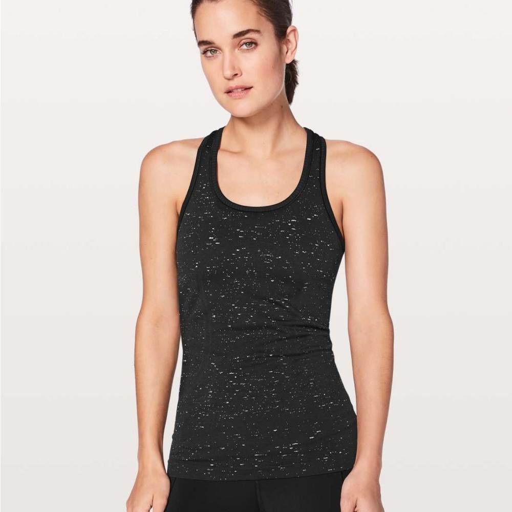 Black Speckled Lululemon Swiftly Tech Racerback
